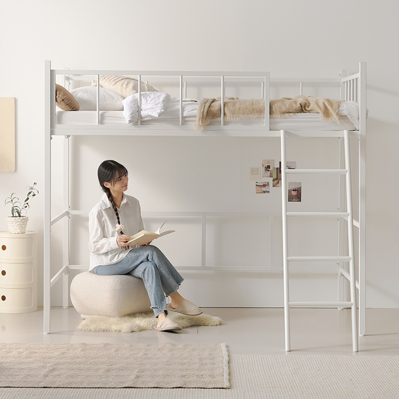 e스마트 프라임 철제 2층 성인 벙커침대 SS A타입 화이트