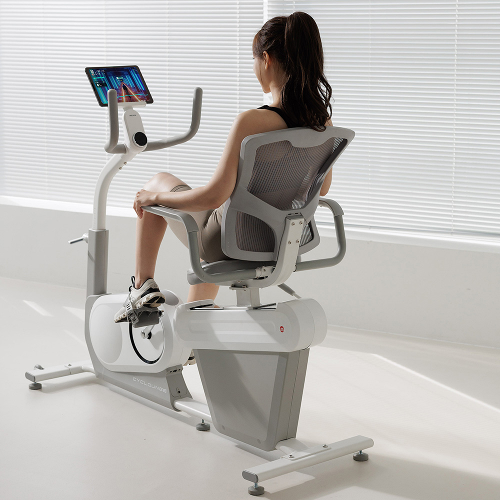 멜킨 국내유일 EMS ERG 프리휠 저소음 재활 좌식 바이크 사이클론지 노인 실내자전거