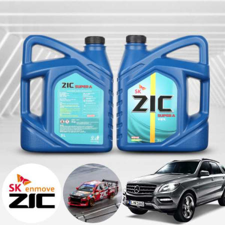 [자체제작]벤츠 ML250CDI 12~14 ZIC 지크 SUPER A 부동액 3L 1병 냉각수 자동차 엔진부동액 녹방지 고성능 EG 쿨런트