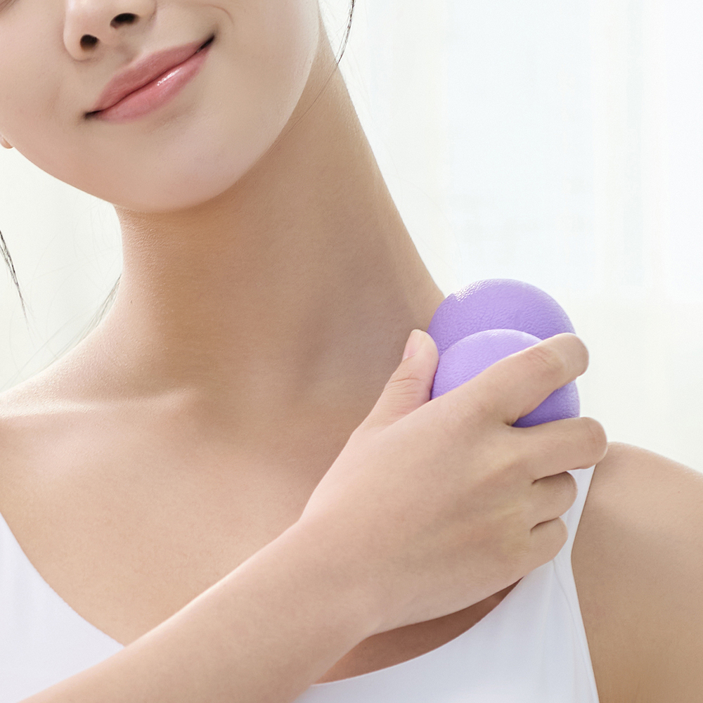 모매착 땅콩 마사지볼 더블 지압 볼 안마 뭉친 어깨 등 발바닥 요가 마사지공 - 상세 이미지 5