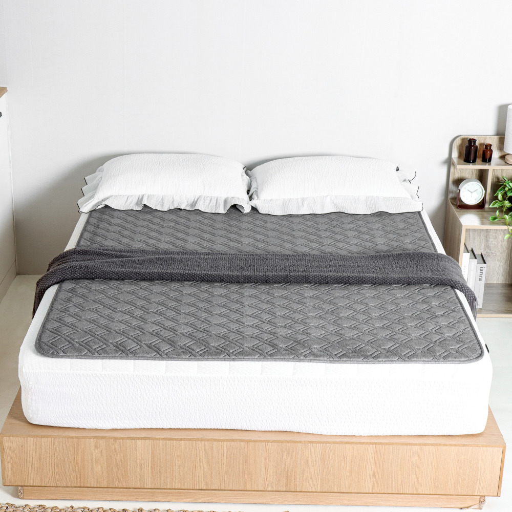 몽비오스 카본 탄소매트 전기매트 전자파없는 그래핀 온열매트 침대 전기장판 싱글 1인용