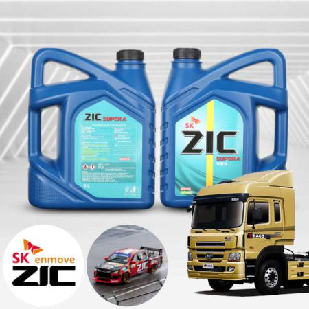 [자체제작]현대 트라고 뉴파워텍 ZIC 지크 SUPER A 부동액 3L 1병 냉각수 자동차 엔진부동액 녹방지 고성능 EG 쿨런트