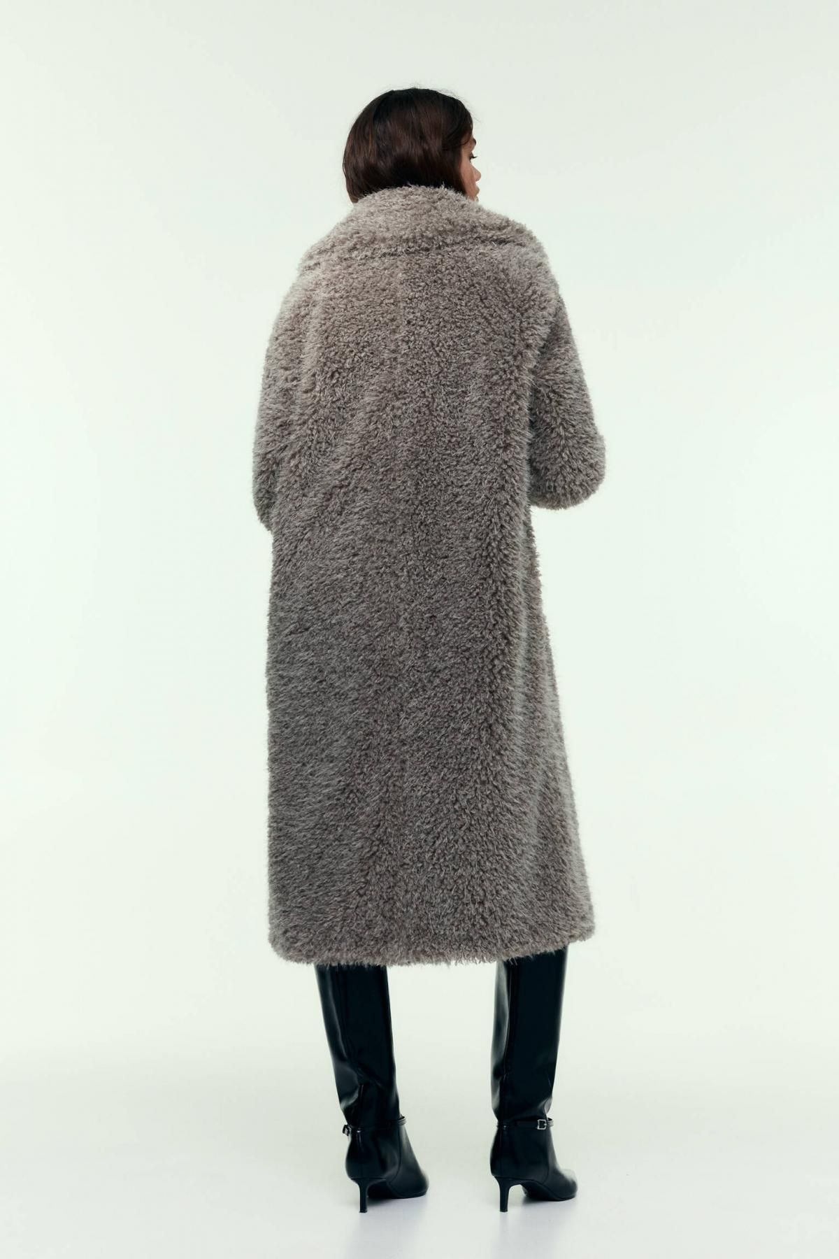 풀앤베어 테크니컬 퍼 롱코트 7800/371 GREYISH - 상세 이미지 3