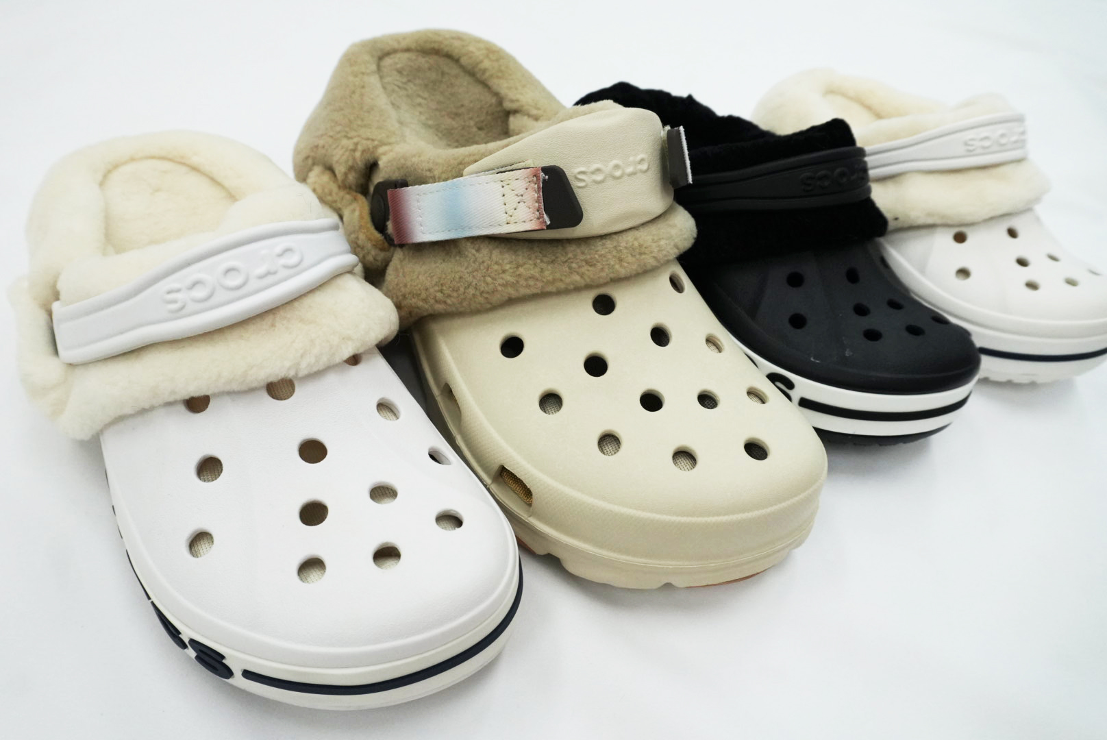 [초간편탈부착] 크룩스내피 클로그 키즈 털 안감 4세대 플리스버튼 클로그인