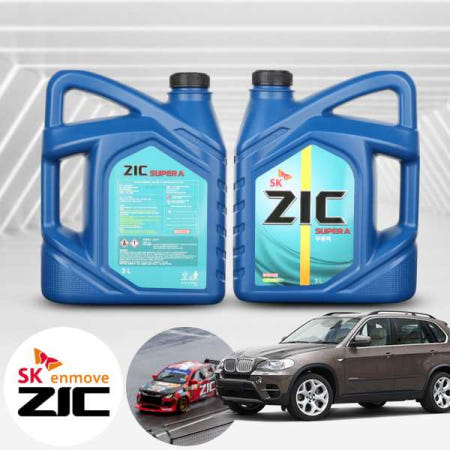 [자체제작]BMW E70 X5 (07~13) 30i (N52K) ZIC 지크 SUPER A 부동액 3L 1병 냉각수 자동차 엔진부동액 녹방지 고성능 EG 쿨런트