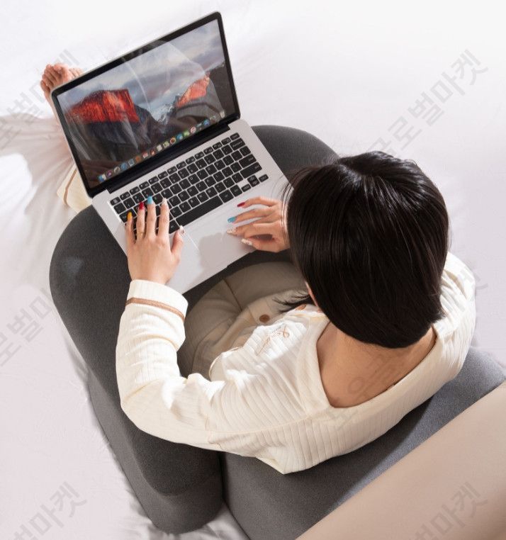 북쿠션 독서쿠션 침대 팔걸이 침대 태블릿 휴대폰 거치대 - 상품 이미지