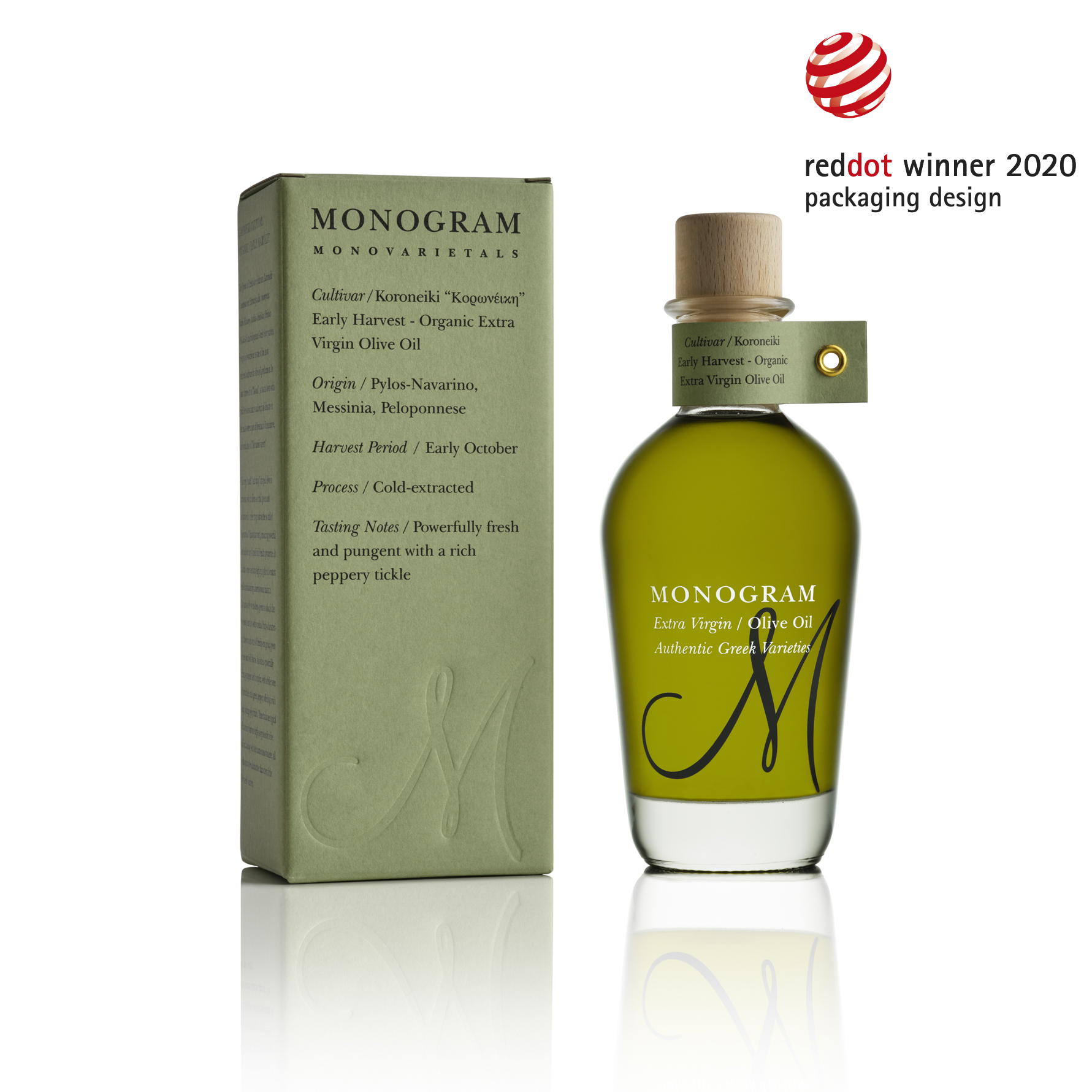 모노그램 엑스트라버진 올리브 오일 코로네이키 Koroneiki 250ml - 상품 이미지