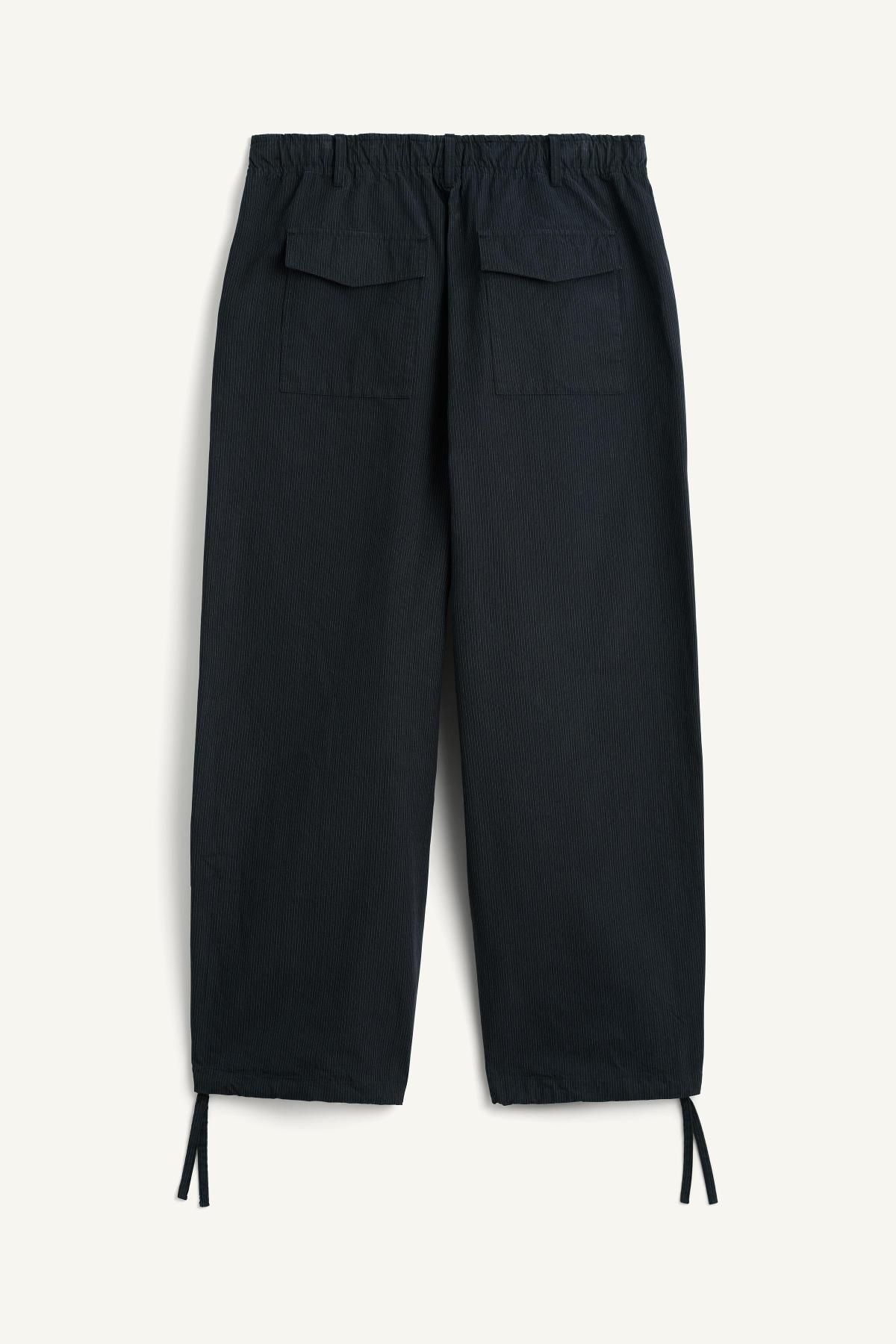 자라 테크니컬 와이드 카고 팬츠 6368/319 DARK NAVY - 상세 이미지 5