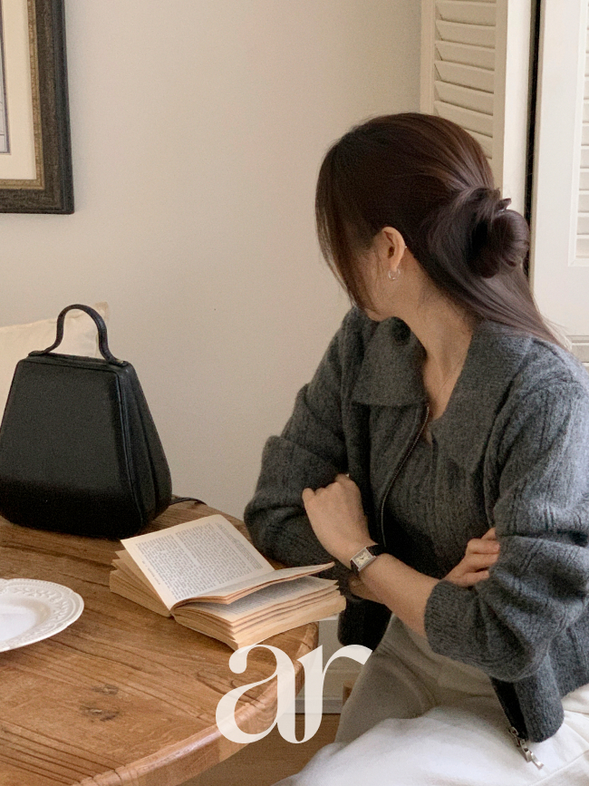 (울함유나시+집업세트) 골지 슬리브리스 투웨이 카라 집업 세트 st2752 상세 이미지 5