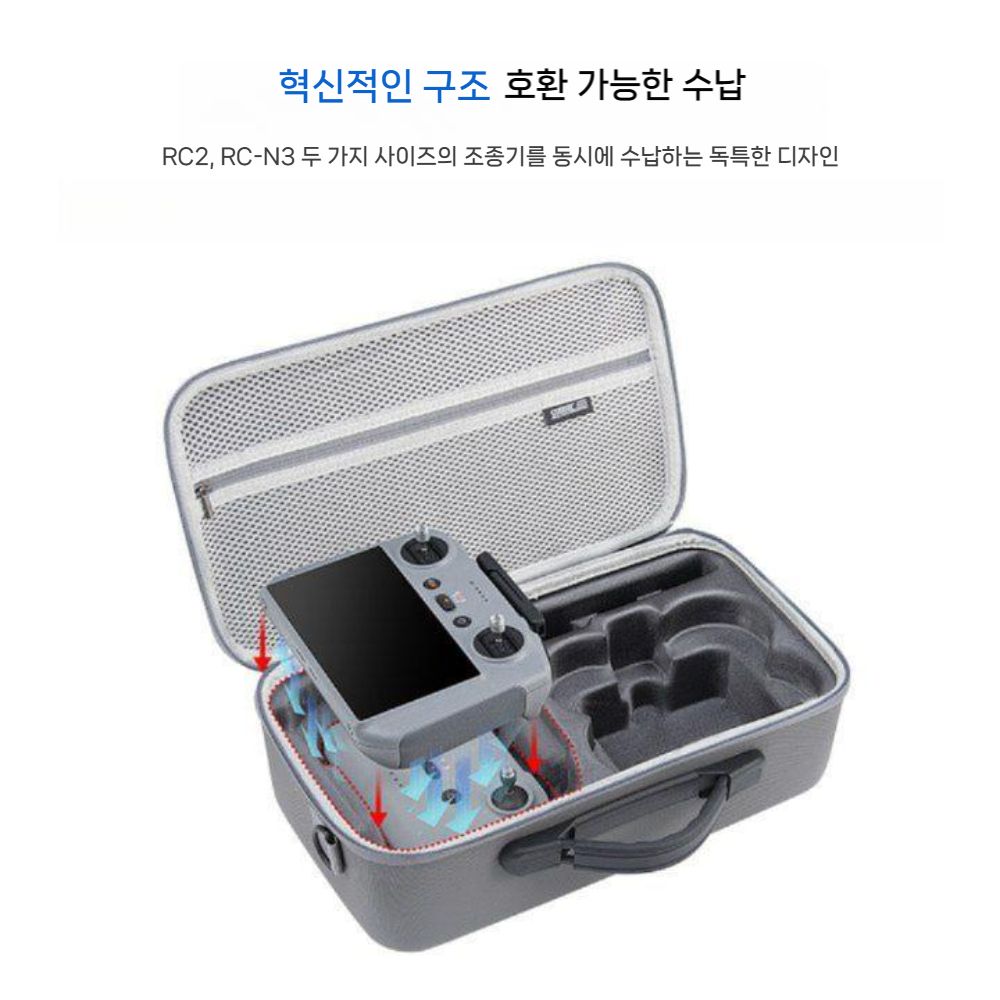 DJI 네오2 보관 가방 휴대용 드론 싱글 숄더 크로스백 백팩 방수 케이스 하드 파우치 - 상세 이미지 2