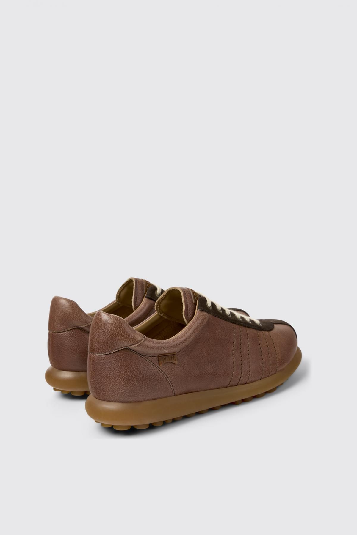 캠퍼 레트로 브라운 레더 스니커즈 Pelotas Ariel K101018-009 BROWN - 상세 이미지 3