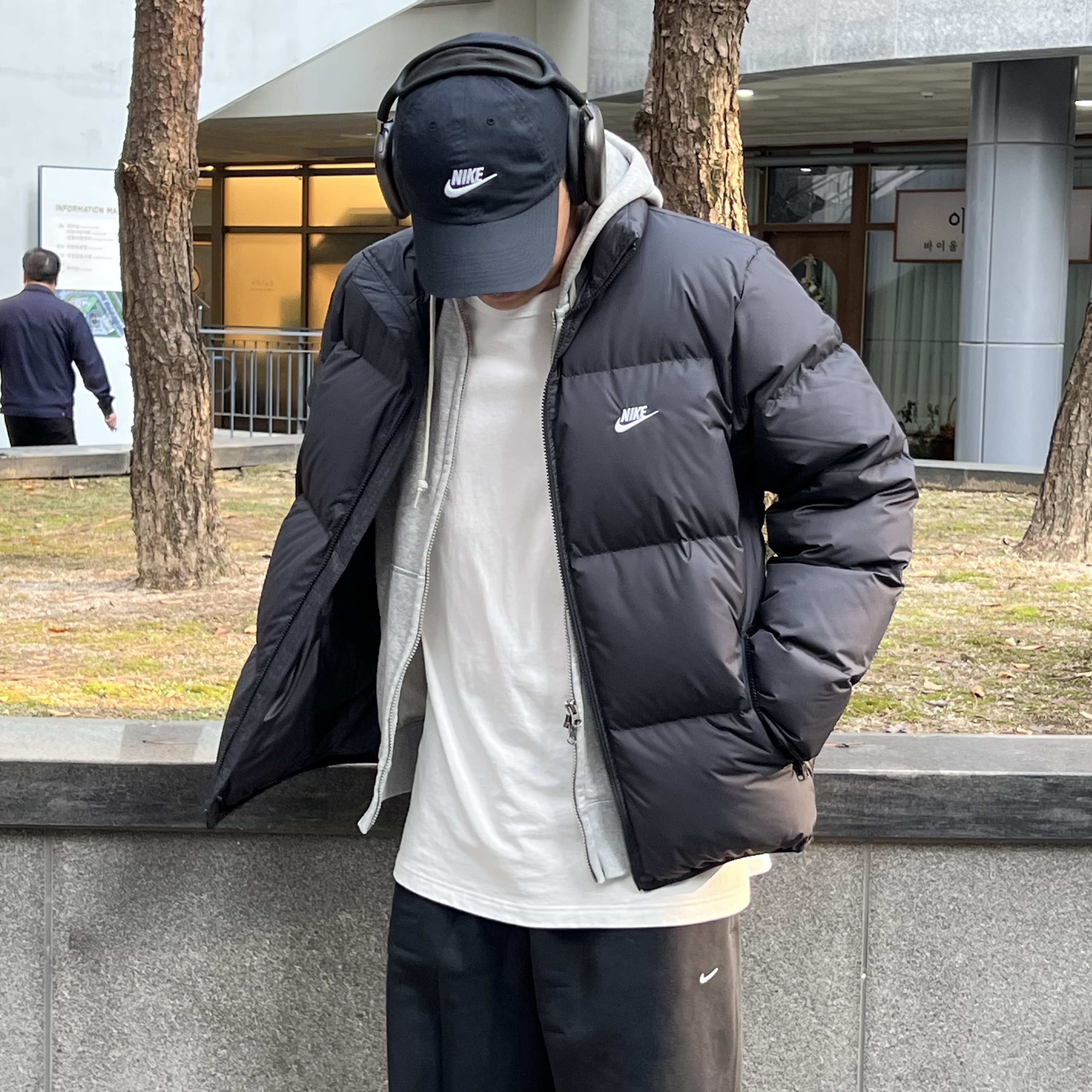 나이키 써마핏 숏패딩 윈드러너 조던 브루클린 헤비다운 패딩