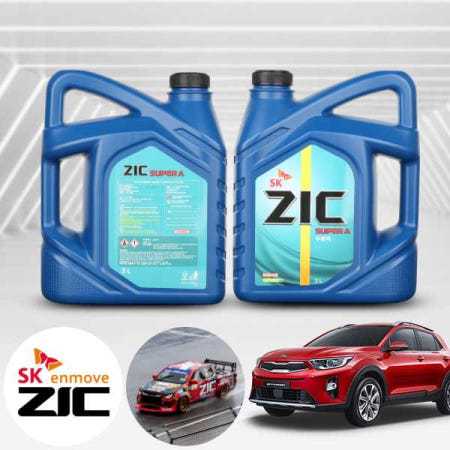 [자체제작]기아 스토닉 1.4(GDI) ZIC 지크 SUPER A 부동액 3L 1병 냉각수 자동차 엔진부동액 녹방지 고성능 EG 쿨런트