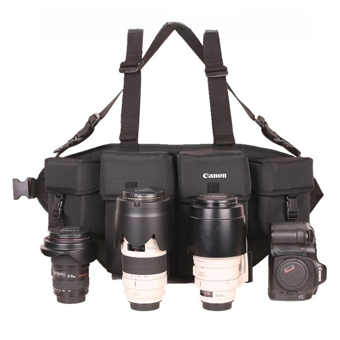 카메라 하네스 DSLR 스트랩 벨트 멜빵 촬영 조끼 사진 - 상세 이미지 3