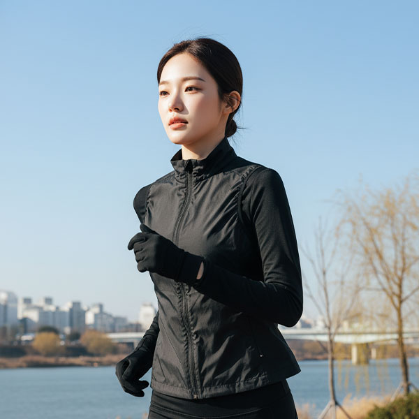 겨울러닝 장갑 방한 런닝 마라톤 조깅 기모장갑 남녀공용 - 상세 이미지 2