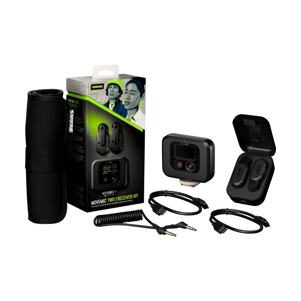 [SHURE] 슈어 MV Two Receiver Kit 2채널 무선 라발리에 무브 마이크 리시버 세트 이미지 6