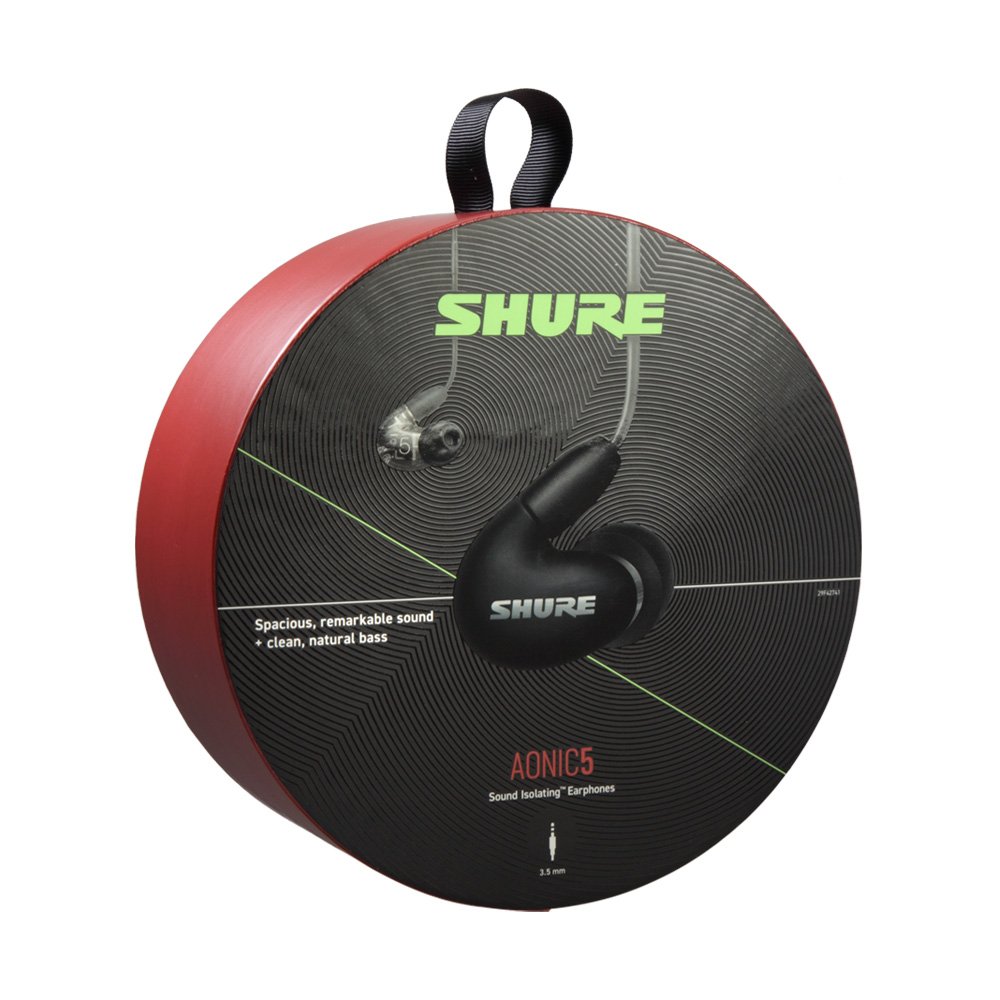 [SHURE] 슈어 AONIC 5 슈어 사운드 아이솔레이팅 이어폰 (블랙) - 상세 이미지 3