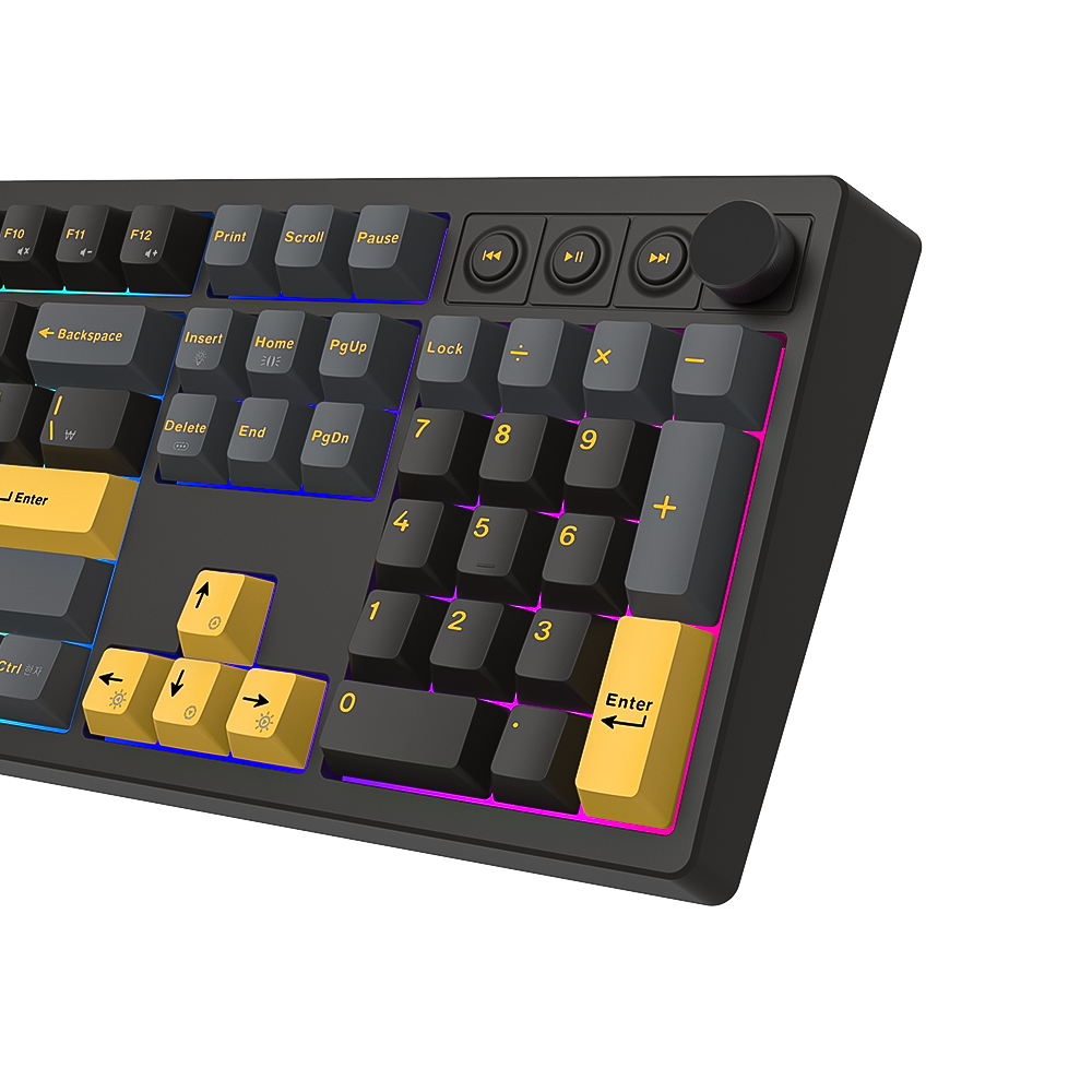 에이투 GK5 8K 유선 게이밍키보드 LED 기계식 USB 풀배열 발로란트 오버위치 오테뮤 그레이축