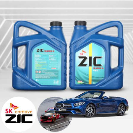 [자체제작]벤츠 SL클래스(54~08) ZIC 지크 SUPER A 부동액 3L 1병 냉각수 자동차 엔진부동액 녹방지 고성능 EG 쿨런트