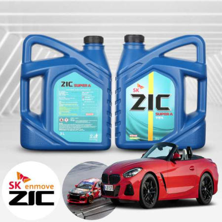 [자체제작]BMW 30i Z4(G29)(19~) ZIC 지크 SUPER A 부동액 3L 1병 냉각수 자동차 엔진부동액 녹방지 고성능 EG 쿨런트
