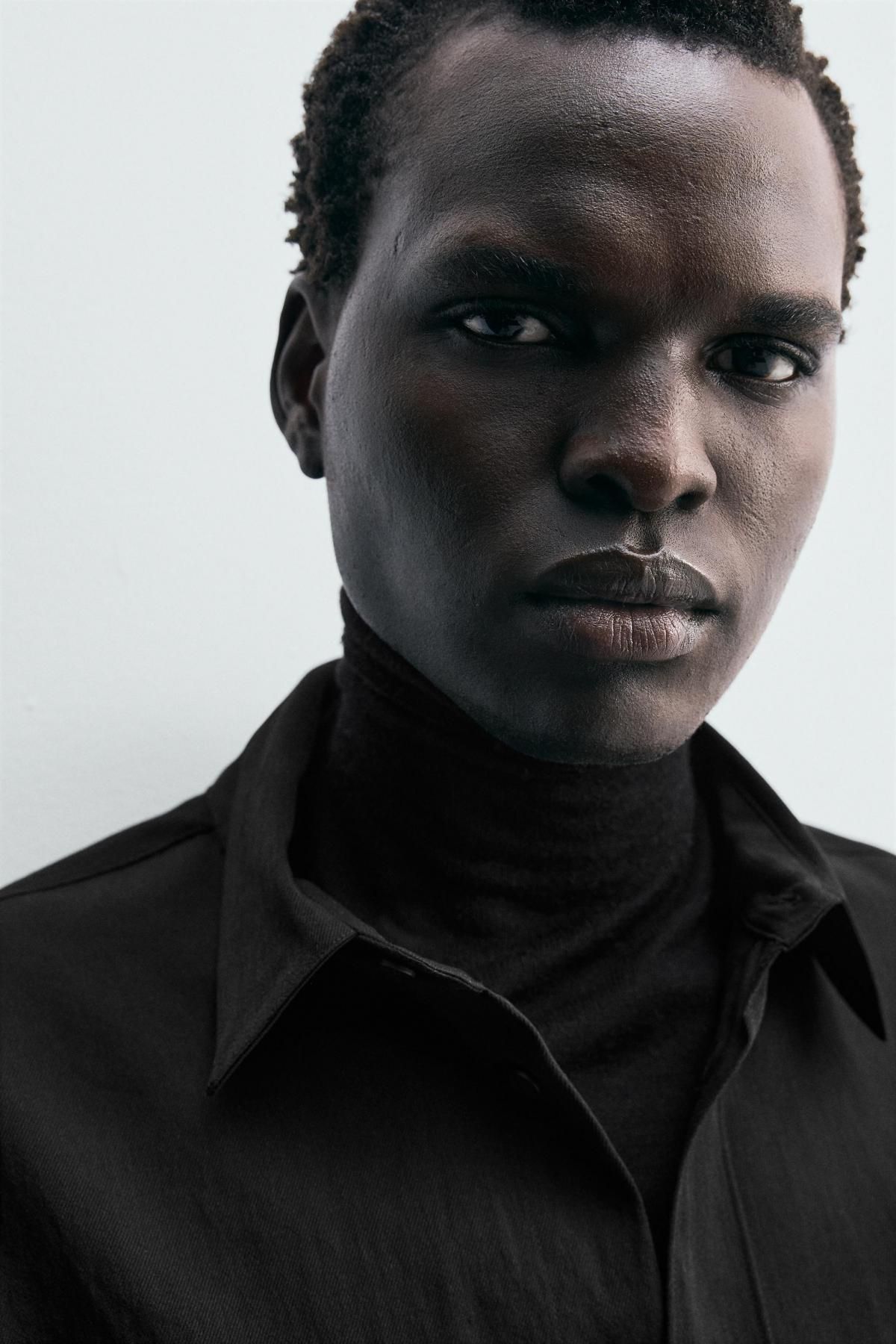 자라 릴랙스핏 테크니컬 블랙 긴팔 셔츠 9369/180 BLACK 이미지 7
