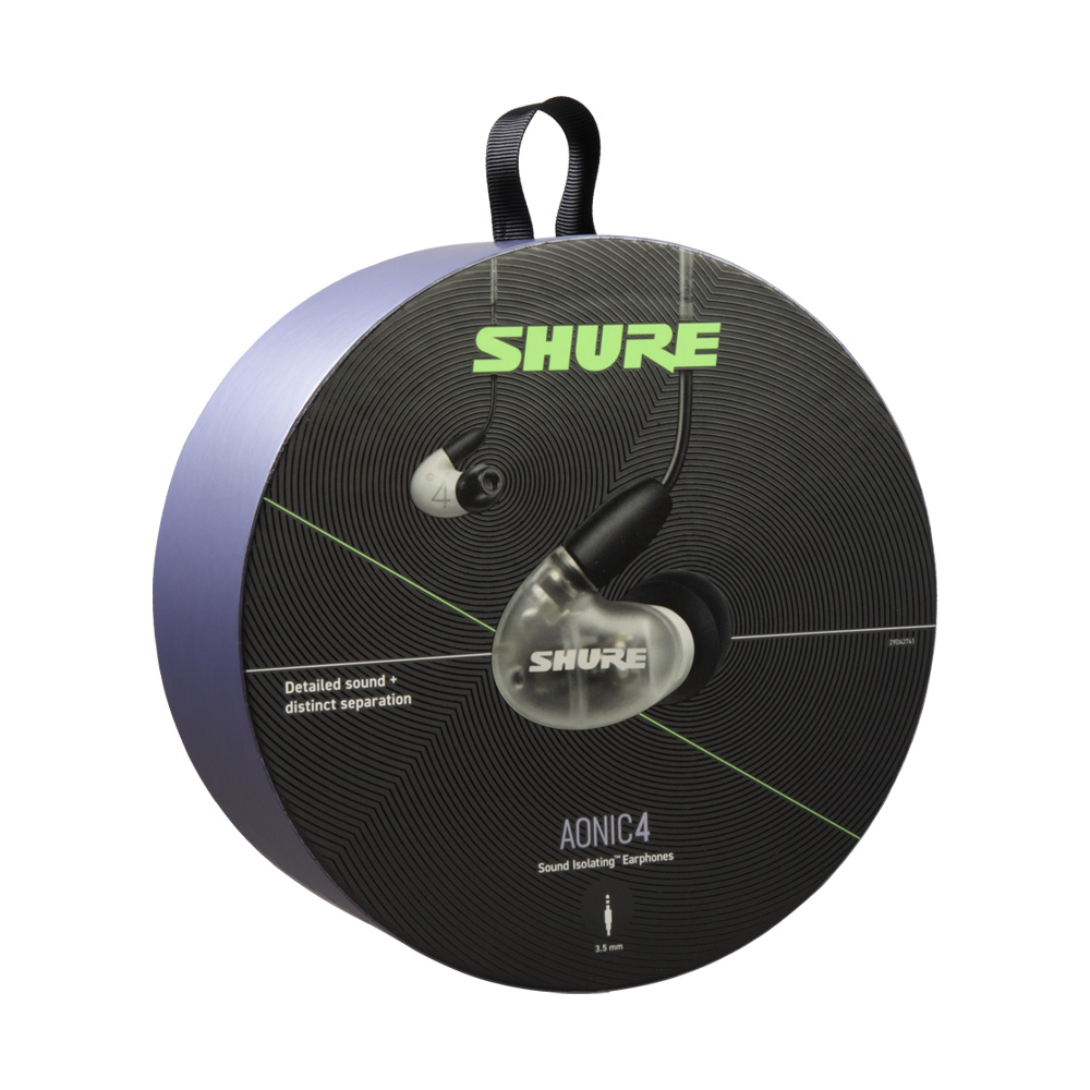 [SHURE] 슈어 AONIC 4 슈어 사운드 아이솔레이팅 이어폰 (화이트) - 상세 이미지 3