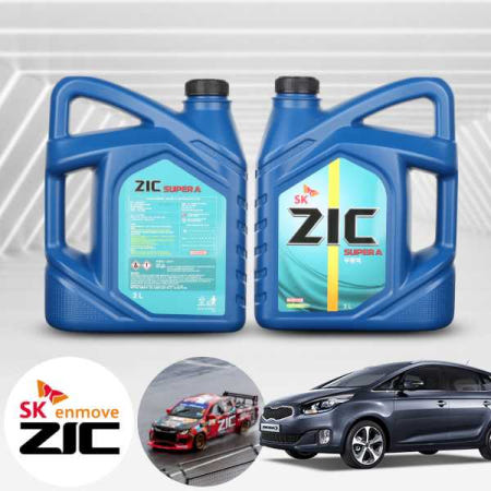 [자체제작]기아 카렌스(올뉴)(14~17) 2.0(LPI) ZIC 지크 SUPER A 부동액 3L 1병 냉각수 자동차 엔진부동액 녹방지 고성능 EG 쿨런트