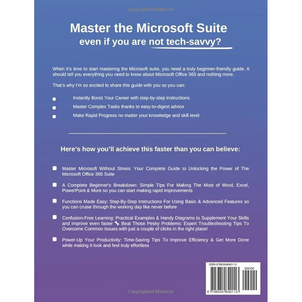 초보자를 위한 Microsoft Office 365 1# 크래시 코스. 순식간에 전체 스위트를 마스터하는 쉬운 방법 | 엑셀, 워드, ... 팀 및 액세스(마스터링 기술) - 상세 이미지 2
