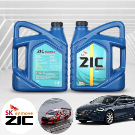 [자체제작]볼보V40 1.6 (95~21) ZIC 지크 SUPER A 부동액 3L 1병 냉각수 자동차 엔진부동액 녹방지 고성능 EG 쿨런트