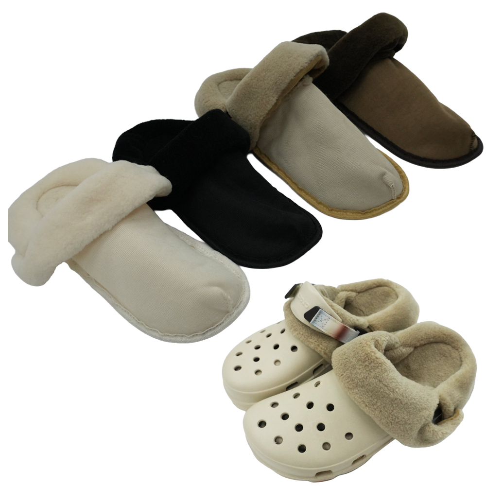 [초간편탈부착] 크룩스내피 클로그 키즈 털 안감 4세대 플리스버튼 클로그인