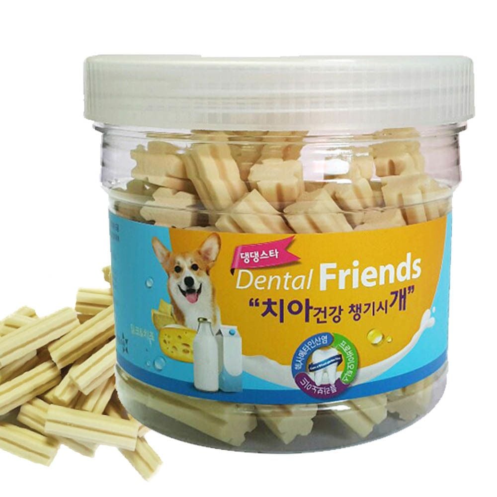 풍미가득 댕댕이 밀크치즈 스틱껌 300g - 상품 이미지