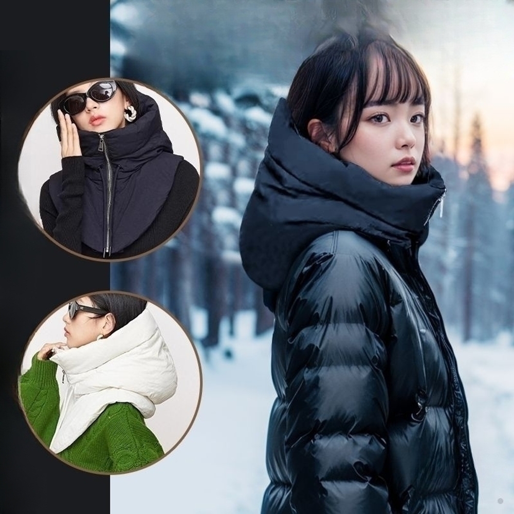 패딩바라클라바 방한모자 후드넥워머 패딩 등산 방한용품 경량 방한마스크 보온 여성 겨울 골프 - 상세 이미지 2