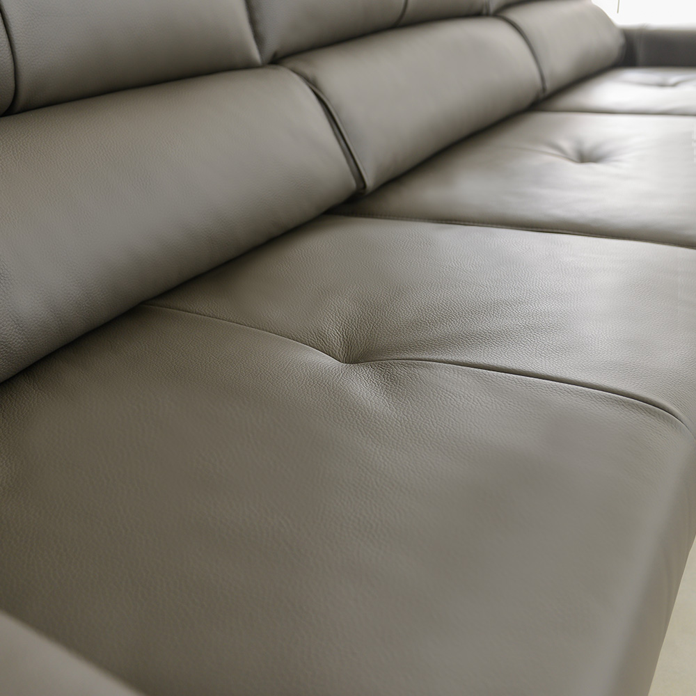 보루네오 피렌체 이태리 천연통가죽 소가죽 소파 6인용 코너형