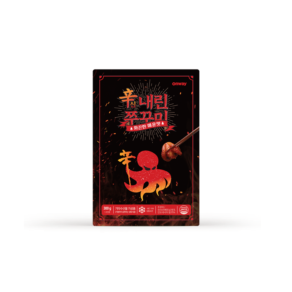 신내린쭈꾸미 매운 양념 쭈꾸미볶음 밀키트 300g, 3개 - 상세 이미지 4