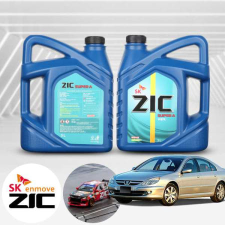 [자체제작]푸조 607 2.2 ZIC 지크 SUPER A 부동액 3L 1병 냉각수 자동차 엔진부동액 녹방지 고성능 EG 쿨런트
