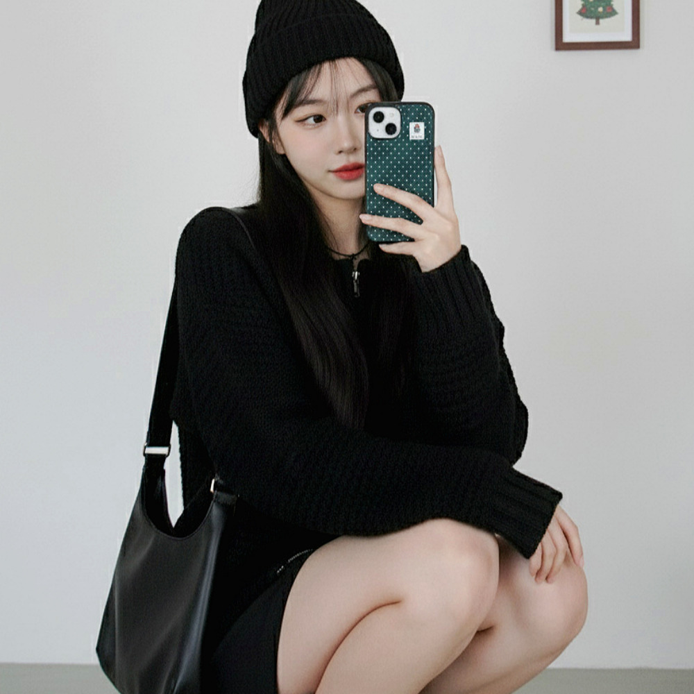 아이폰17 케이스 크리스마스 그린 도트 에폭시 16 15 13 - 상세 이미지 5