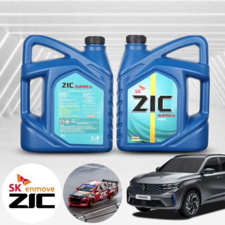 [자체제작]르노 그랑콜레오스 ZIC 지크 SUPER A 부동액 3L 1병 냉각수 자동차 엔진부동액 녹방지 고성능 EG 쿨런트