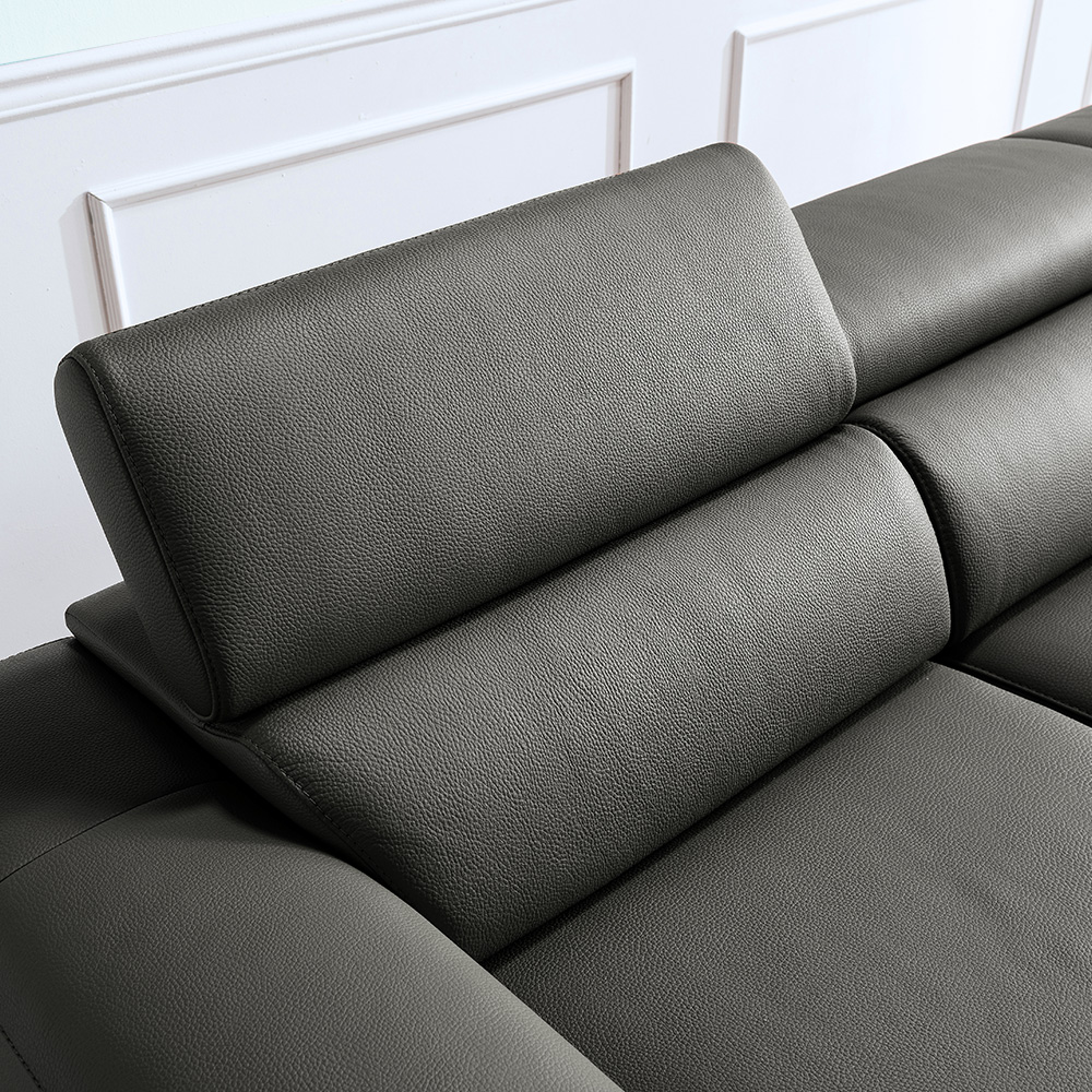 보루네오 제노 이태리 천연통가죽 소가죽 기능성 소파 6인용 코너형