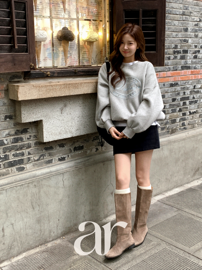 양기모 레터링 자수 맨투맨 ts4772 이미지 8
