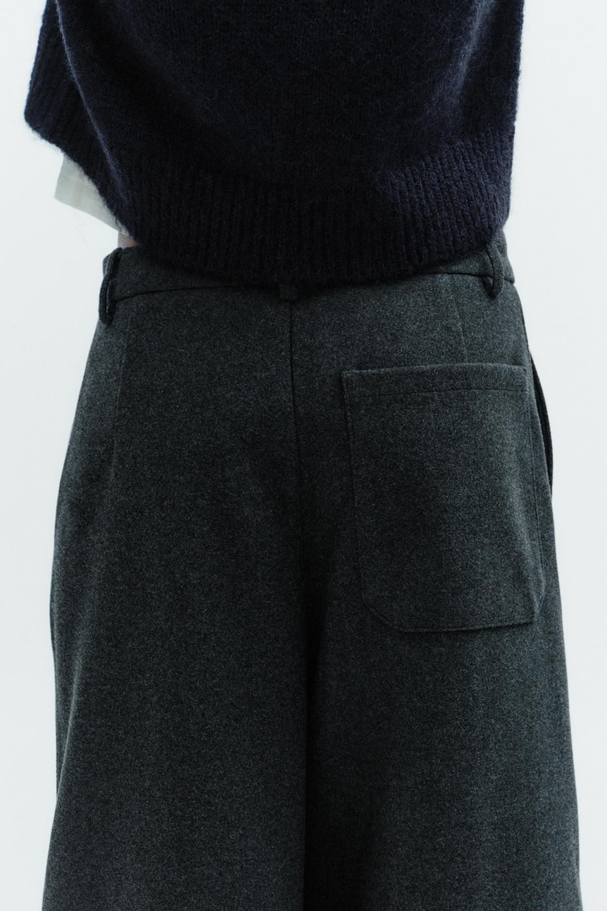 자라 와이드 테크니컬 벌룬 슬랙스 팬츠 1255/576 DARK GREY 이미지 6