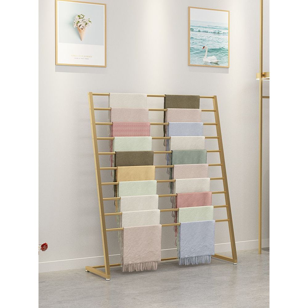 목도리 진열대 전시 다용도 악세사리 높이 매장 액세서리 60x40x145 블랙 공식 표준 - 상품 이미지