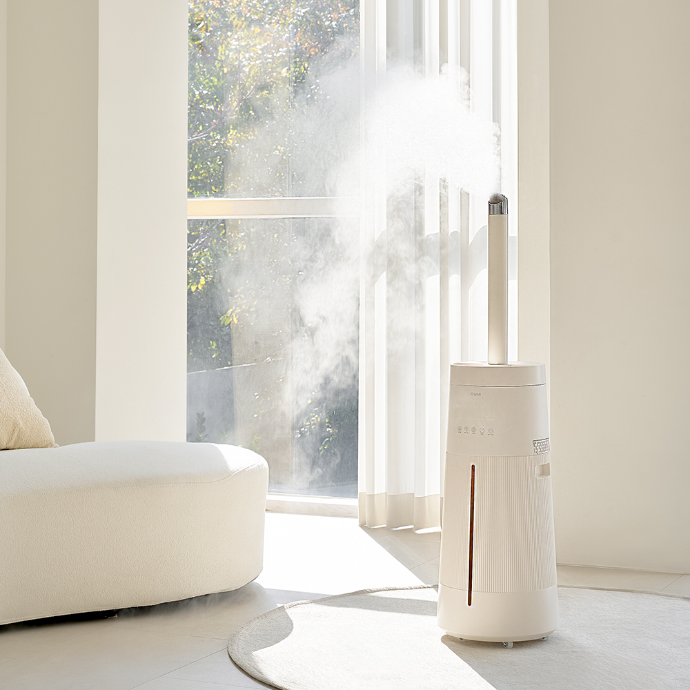 [자동습도+무드등] 프롬비 울트라 몬스터 23리터 사무실 거실 대용량 가습기 FC183NEW 크림화이트