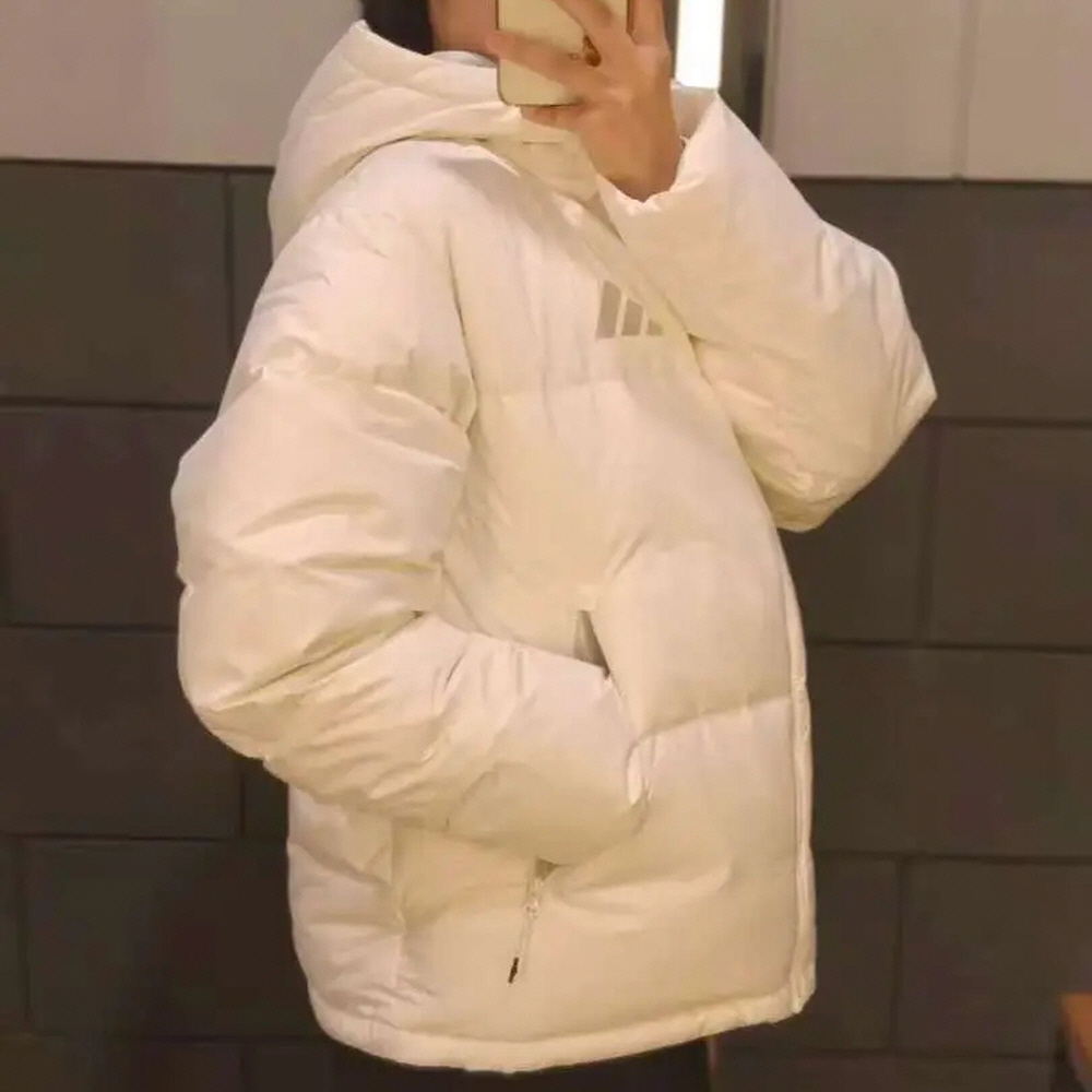 아디다스 후드 패딩 자켓 화이트 KC5947 - 상세 이미지 2