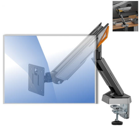 고중량 모니터암 높은 싱글 풀타입 모니터 거치대 대형 45인치