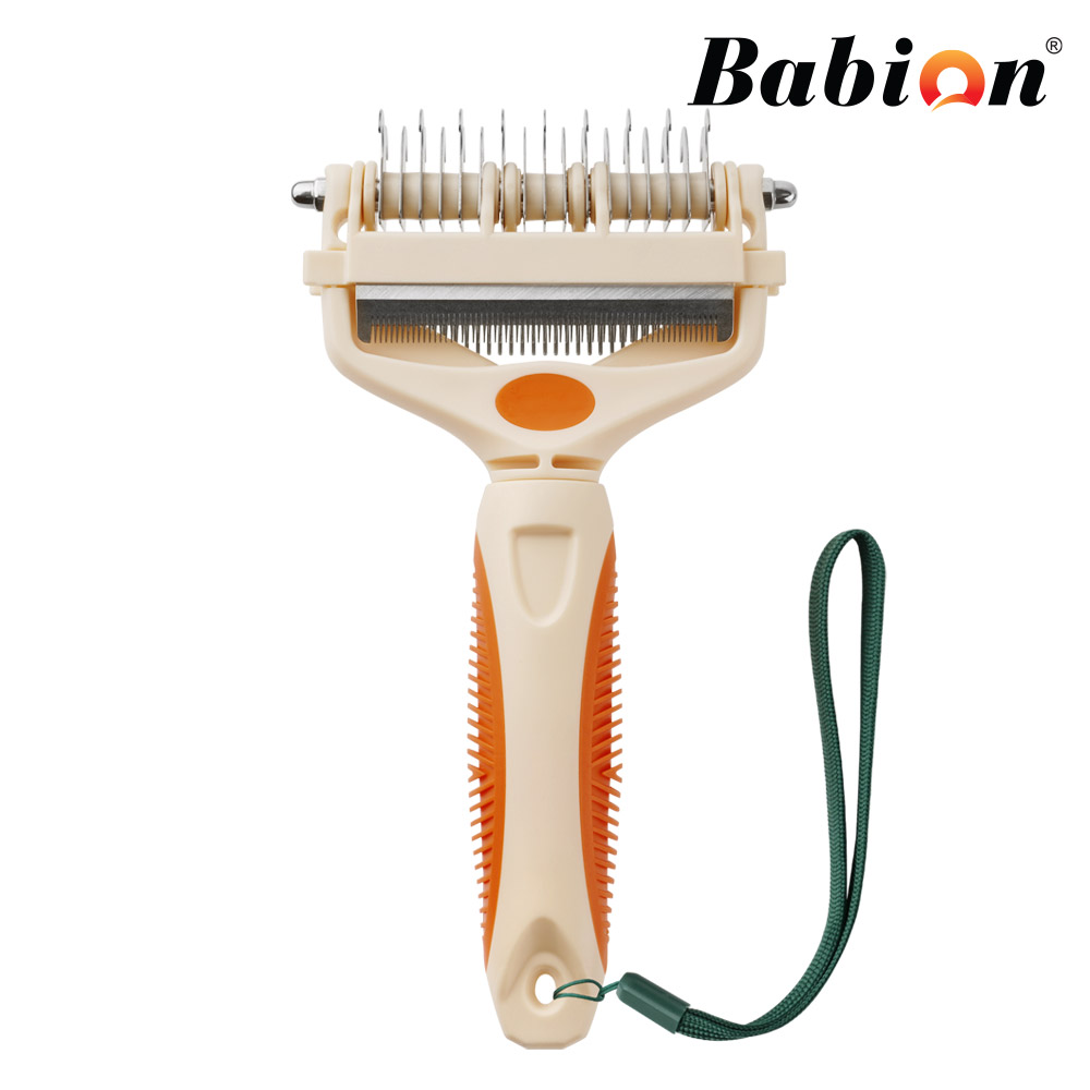 바비온 4in1 반려동물 포밍 브러쉬 104R 강아지 고양이 엉킨털 죽은털 제거 빗