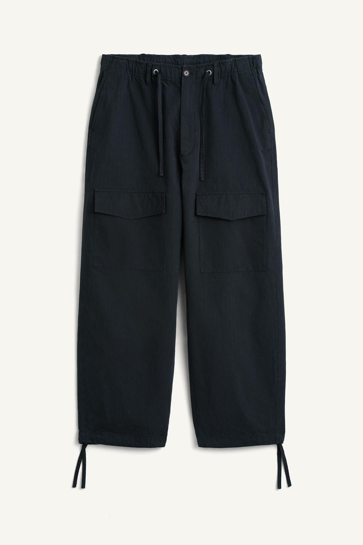 자라 테크니컬 와이드 카고 팬츠 6368/319 DARK NAVY - 상세 이미지 4