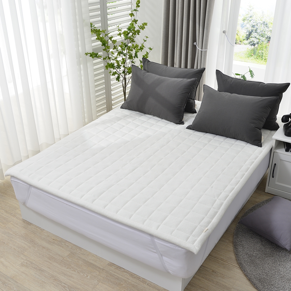 나라데코 10mm 양털 극세사 포근한 겨울 밴딩 침대패드 SS