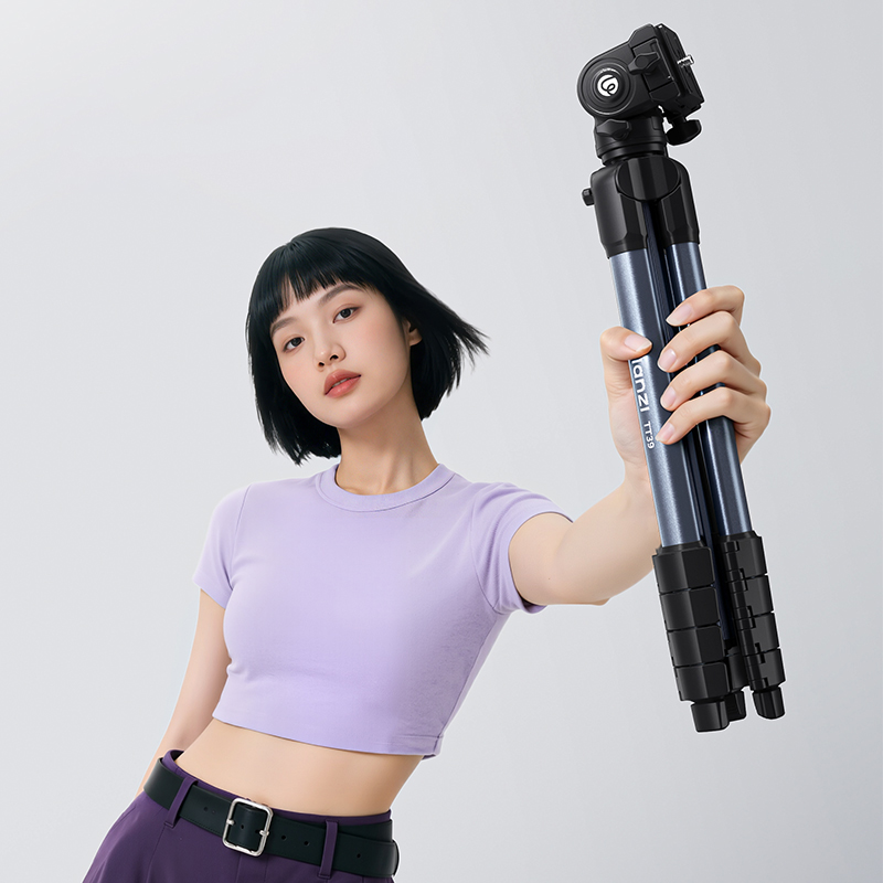 울란지 TT39 DSLR 미러리스 카메라 스마트폰 여행용 휴대용 경량 비디오 삼각대 - 상품 이미지