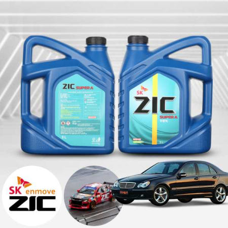 [자체제작]벤츠 C320 W203 (~07) ZIC 지크 SUPER A 부동액 3L 1병 냉각수 자동차 엔진부동액 녹방지 고성능 EG 쿨런트