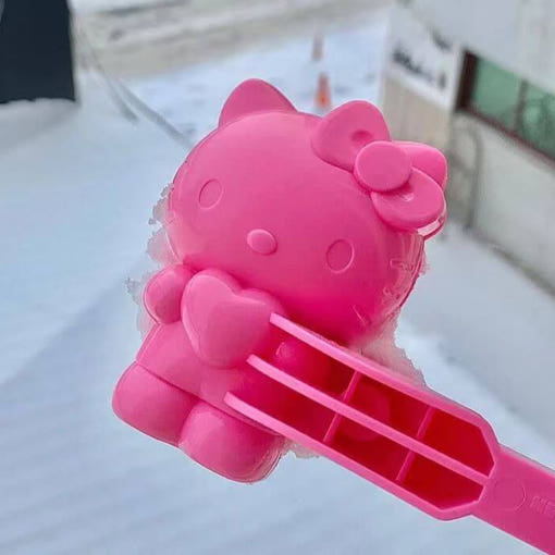 헬로키티 눈집게 산리오 눈오리집게 스노우볼 메이커 눈사람만들기 장난감